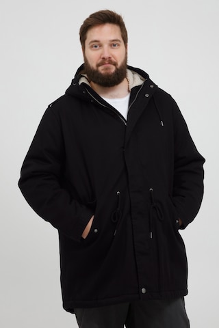 !Solid Between-Seasons Parka in Black: front