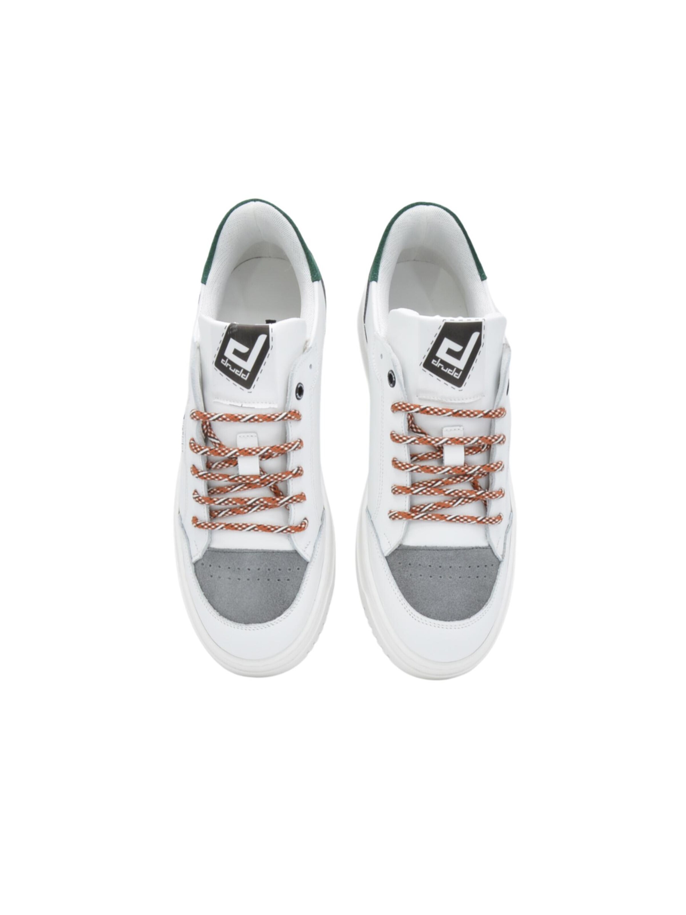 DRUDD Låg sneaker 'D-310-leather' i vit