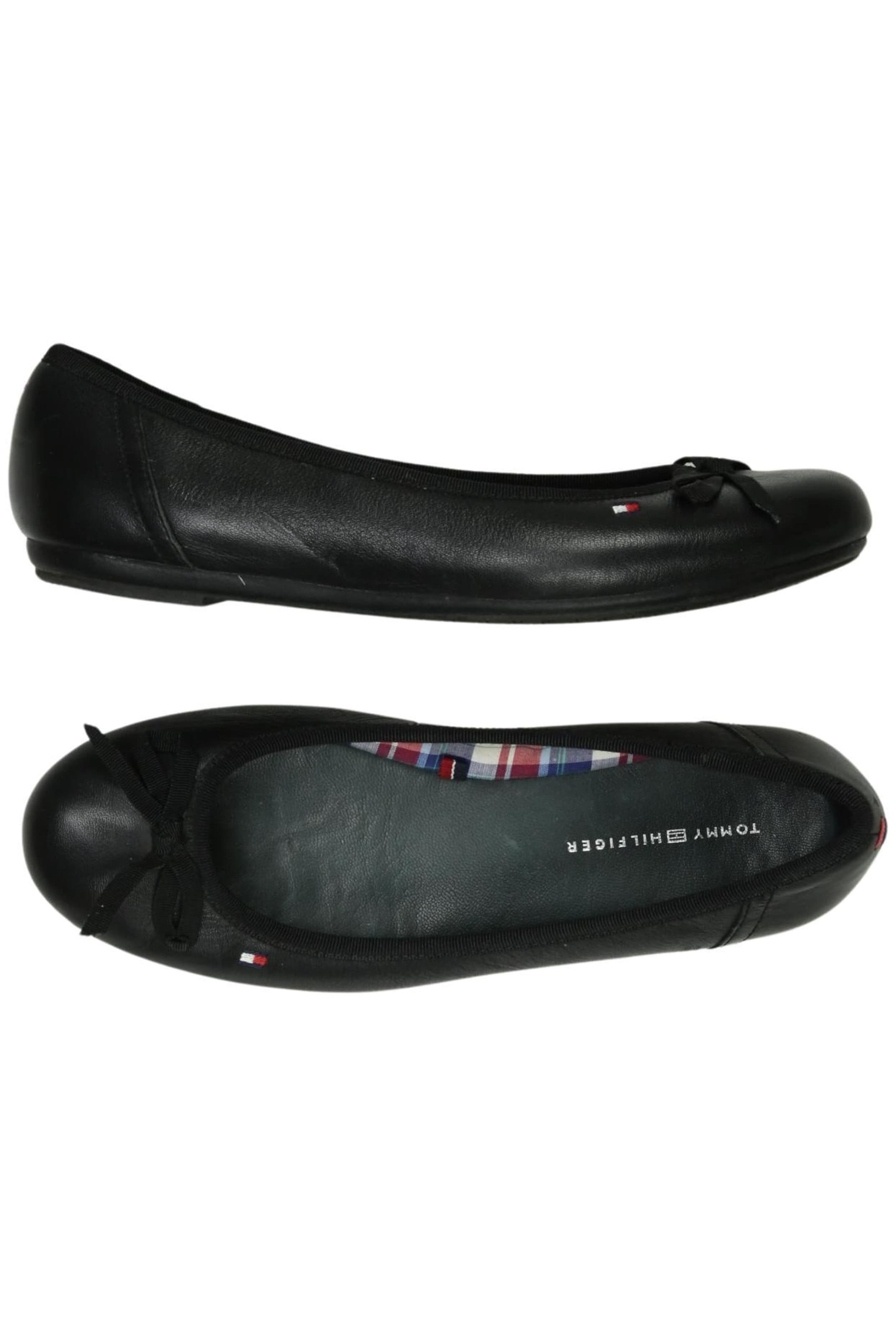 TOMMY HILFIGER Ballerina 37 in Schwarz: Vorderseite