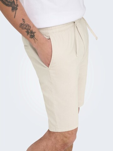 Only & Sons Слим Брюки-чинос 'ONSREID' в Серый