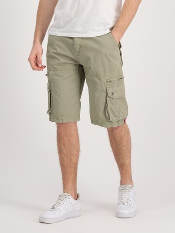 ALPHA INDUSTRIES Обычный Штаны в Бежевый: спереди