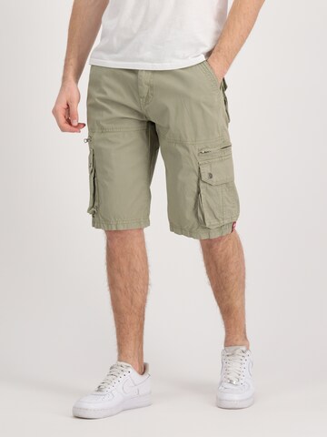 ALPHA INDUSTRIES Regular Hose in Beige: predná strana