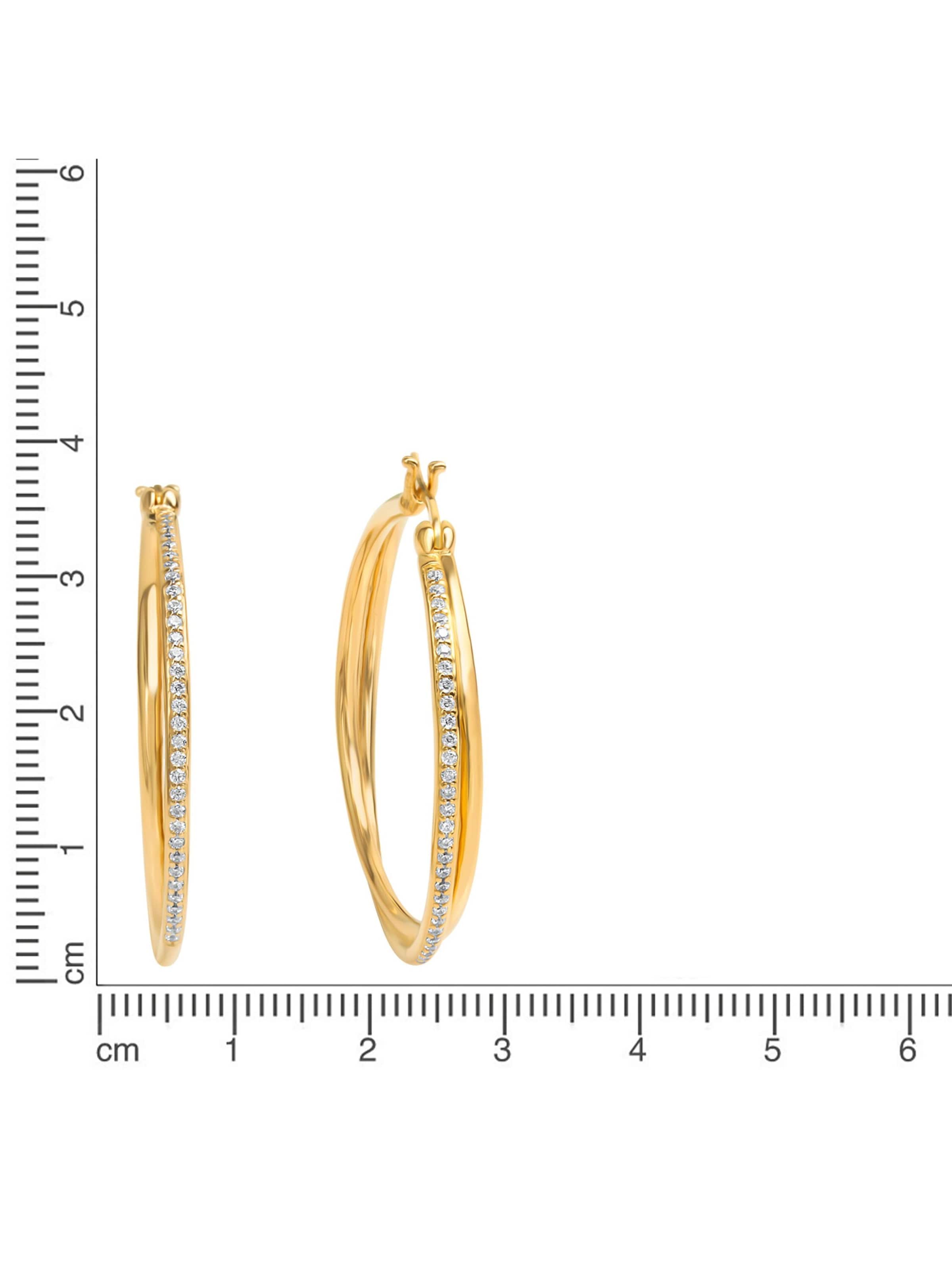 Boucles d'oreilles CELESTA en jaune
