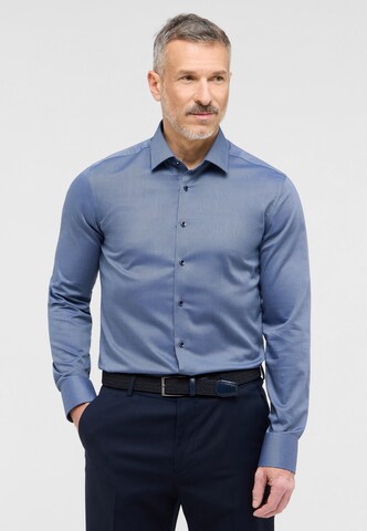 ETERNA Slim fit Business shirt in Blue: front