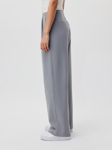 LeGer by Lena Gercke Wide leg Bandplooibroek 'Tessa Tall' in Grijs