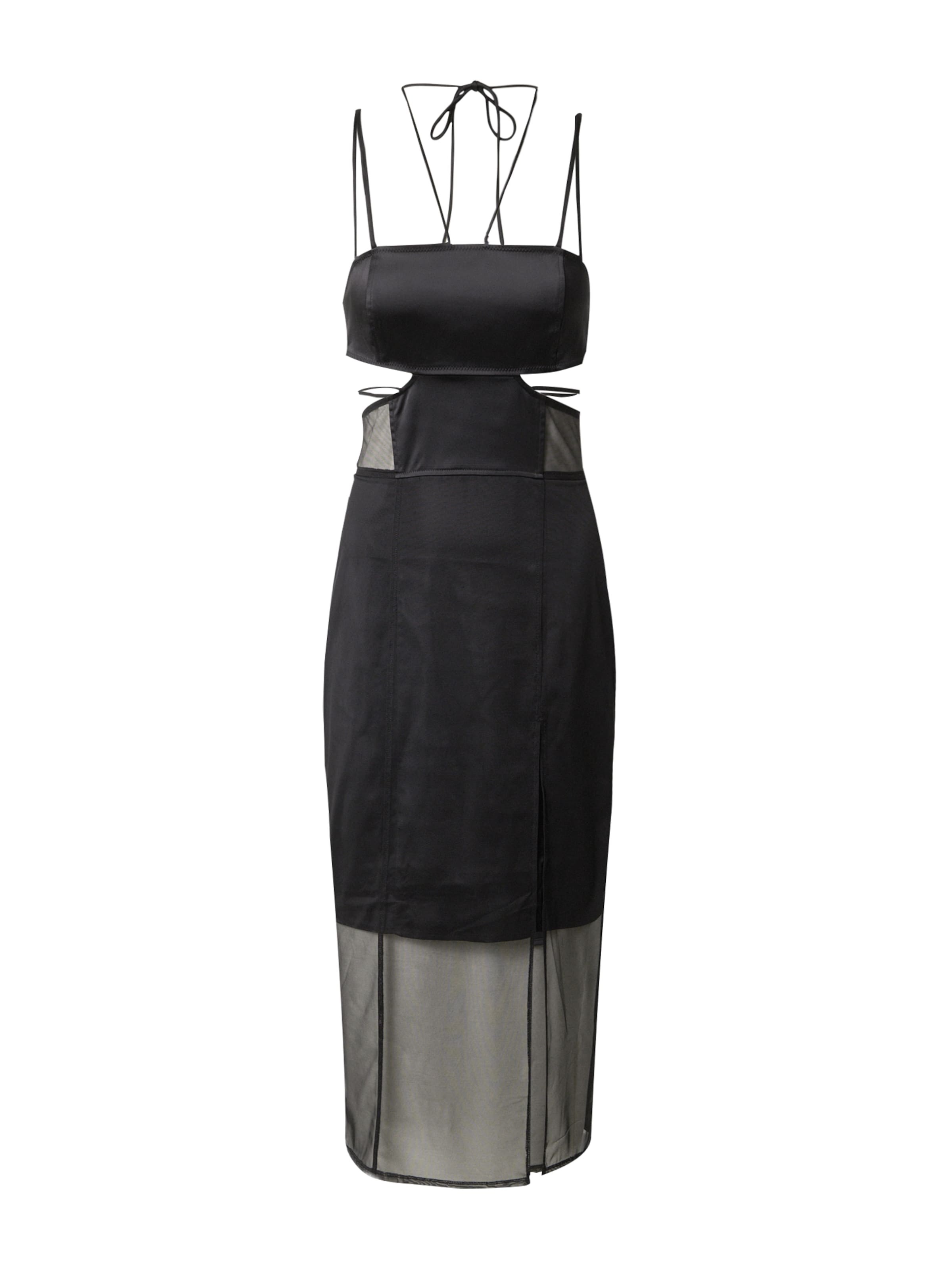 Robe 'SHEER' Calvin Klein Jeans en noir : devant