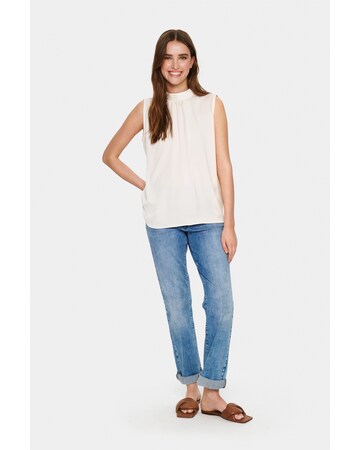 SAINT TROPEZ - Blusa 'Aileen' en blanco