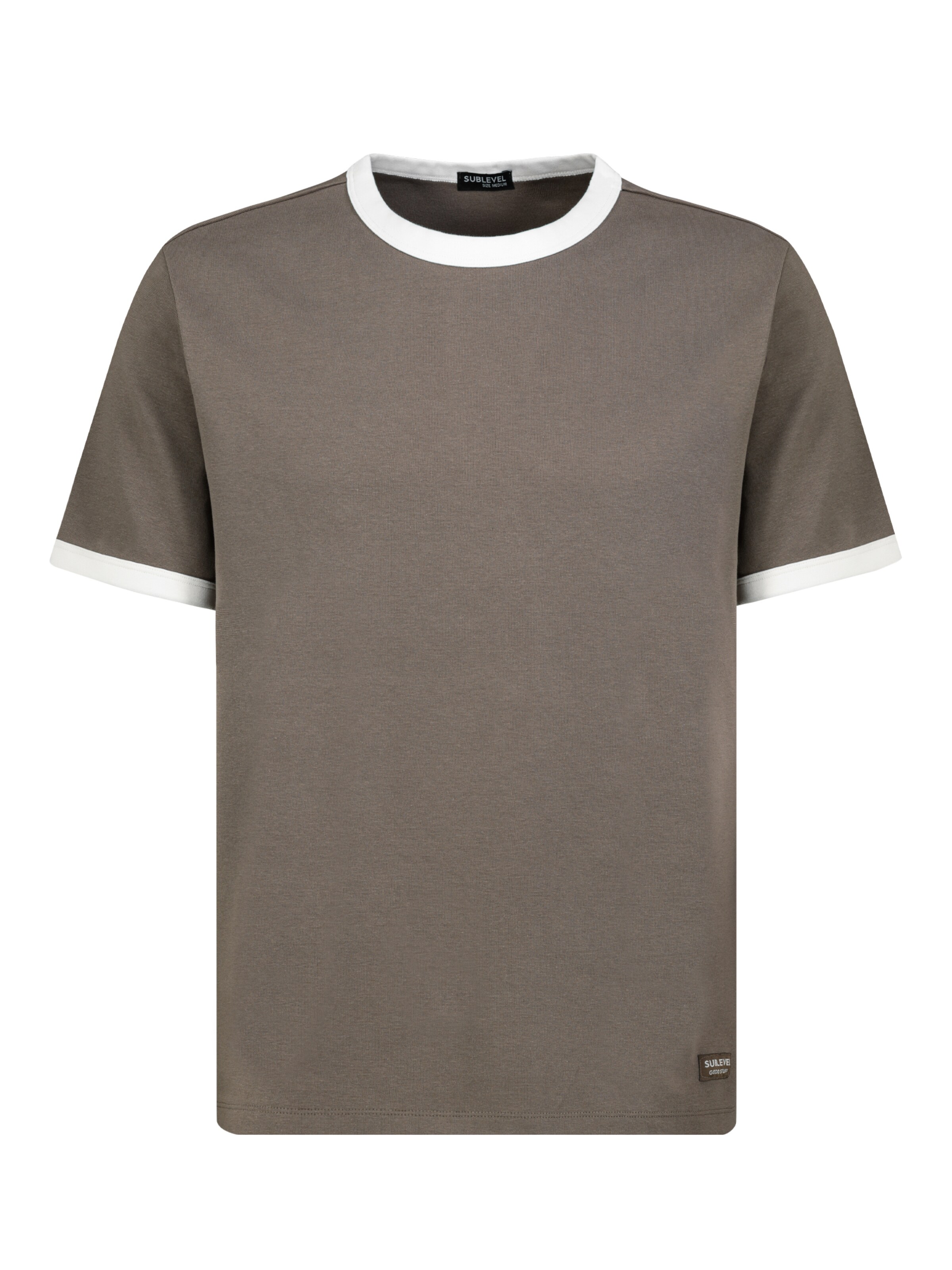 Sublevel T-Shirt in Braun: Vorderseite