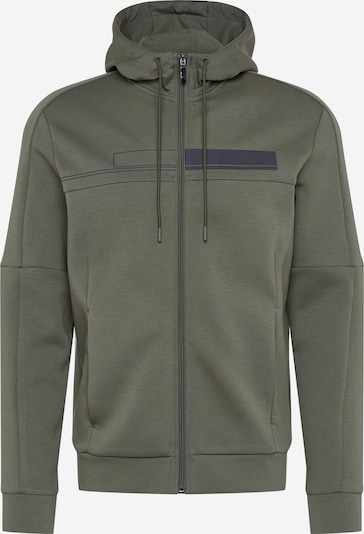 BOSS ATHLEISURE Суичъри с качулка 'Saggy' в Каки / черно, Преглед на продукта