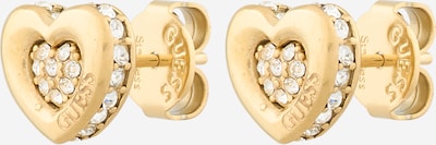 Auskarai 'L.O.V.E.' iš GUESS, spalva – Auksas / skaidri spalva, Prekių apžvalga