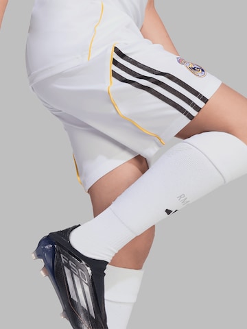 Regular Pantaloni sport 'Real Madrid 2025/2026' de la ADIDAS PERFORMANCE pe alb
