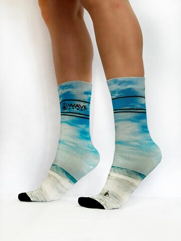 Chaussettes de sport 'Air Lite' Wave Hawaii en bleu