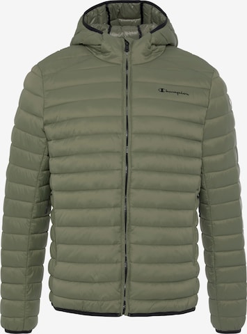 Champion Authentic Athletic Apparel Between-Season Jacket in Green: front