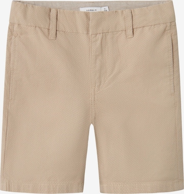 Regular Pantalon NAME IT en beige : devant