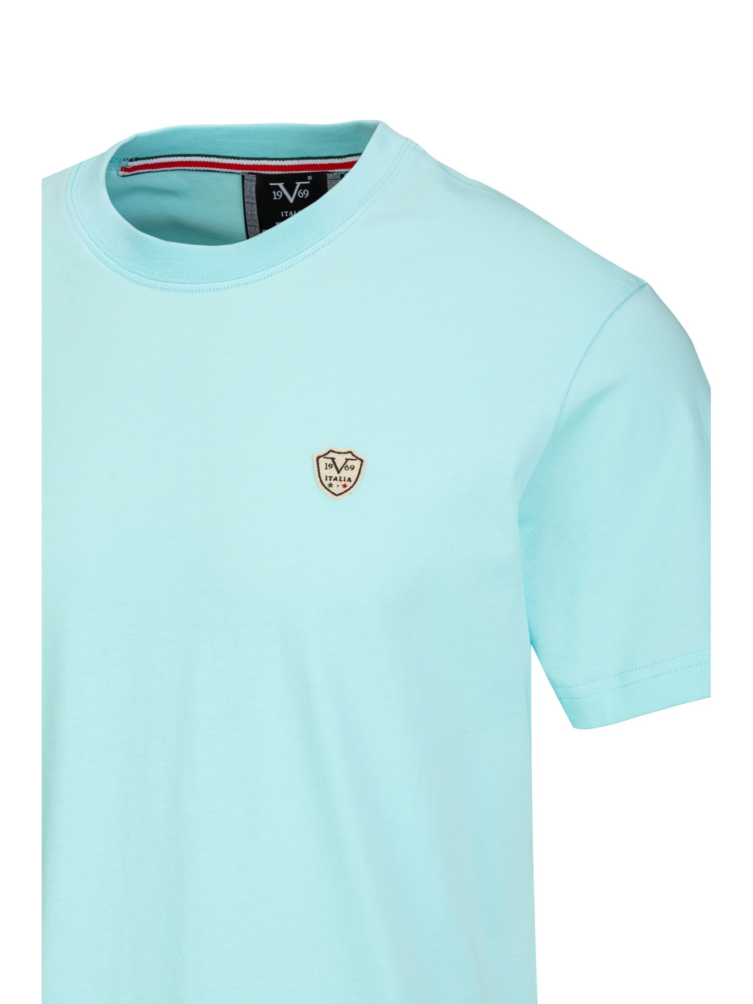 T-Shirt 'RAFAEL' 19V69 ITALIA en bleu