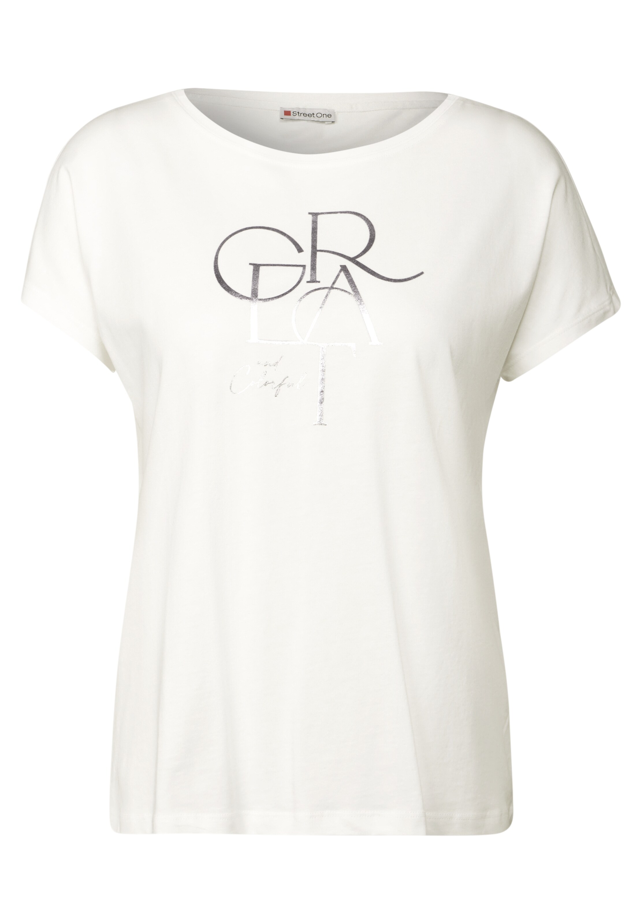 STREET ONE Shirt in White: front