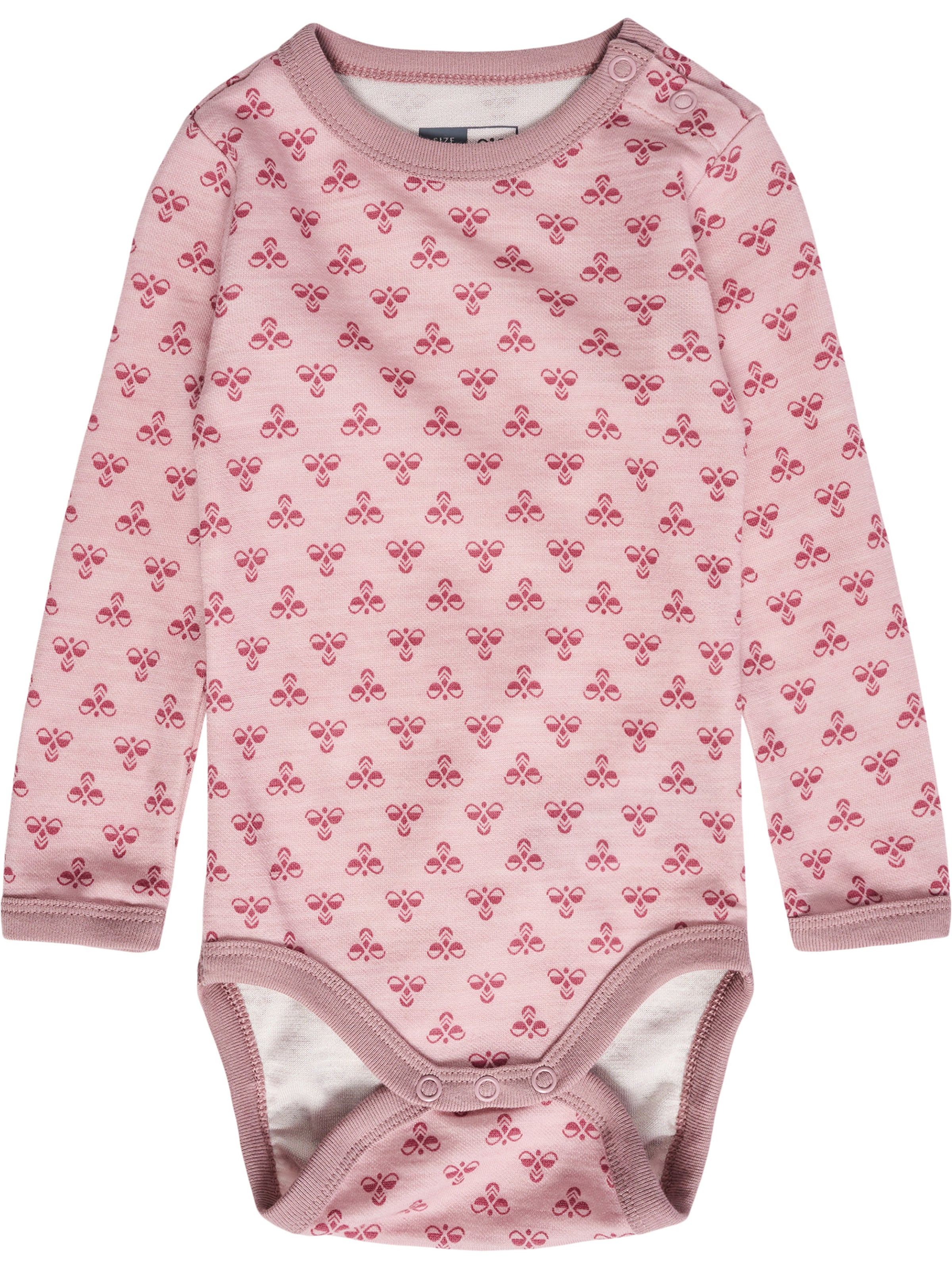 Hummel Rompertje/body in Roze: voorkant