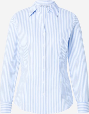 Chemisier MORE & MORE en bleu : devant