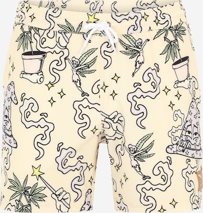 Iriedaily Pantalon 'Crazy Fresh' en jaune clair / vert clair / lilas / noir, Vue avec produit