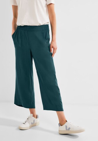 CECIL Wide leg Pants 'Neele' in Green: front