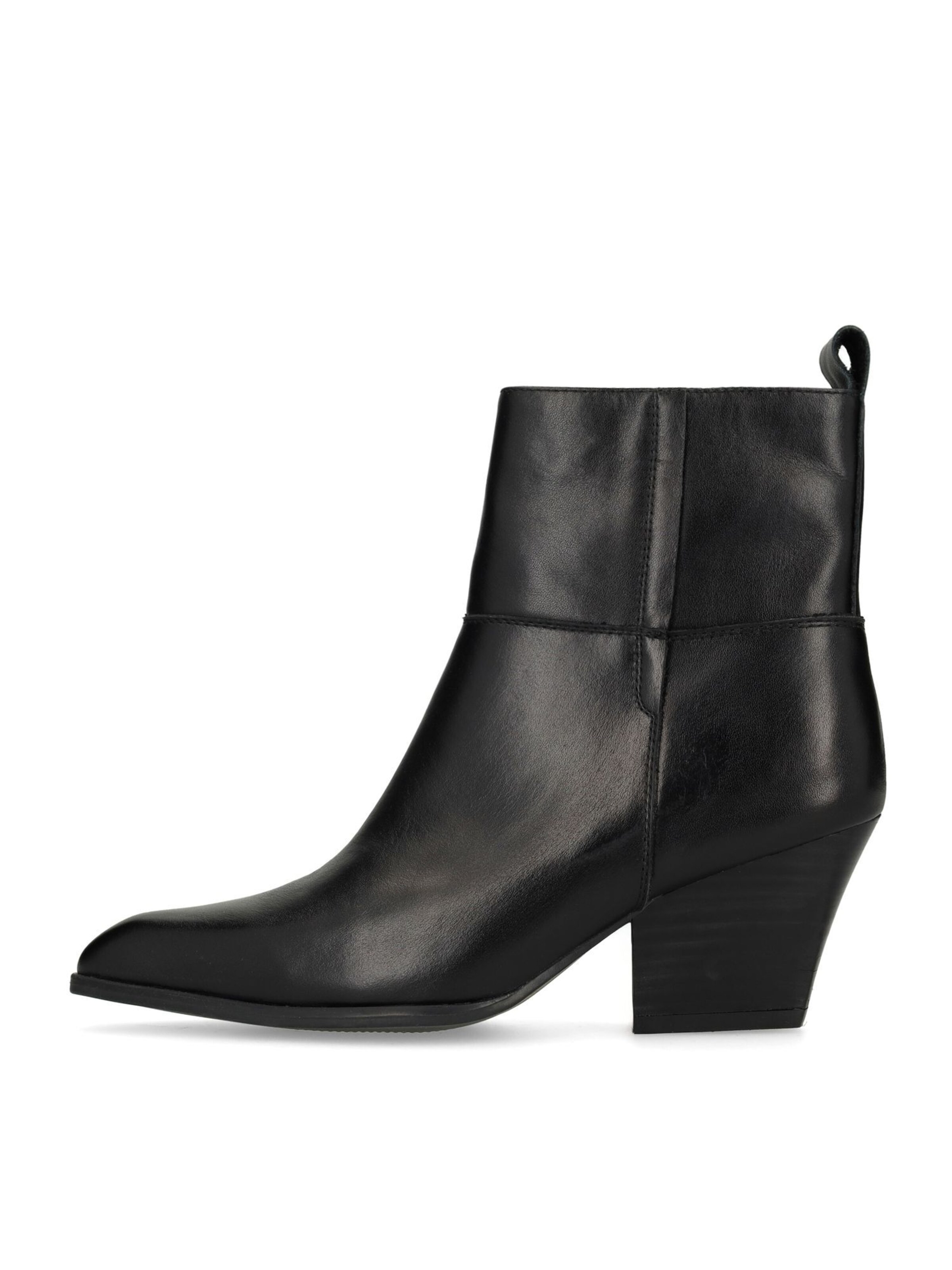 MANFIELD Enkellaarsjes in Zwart