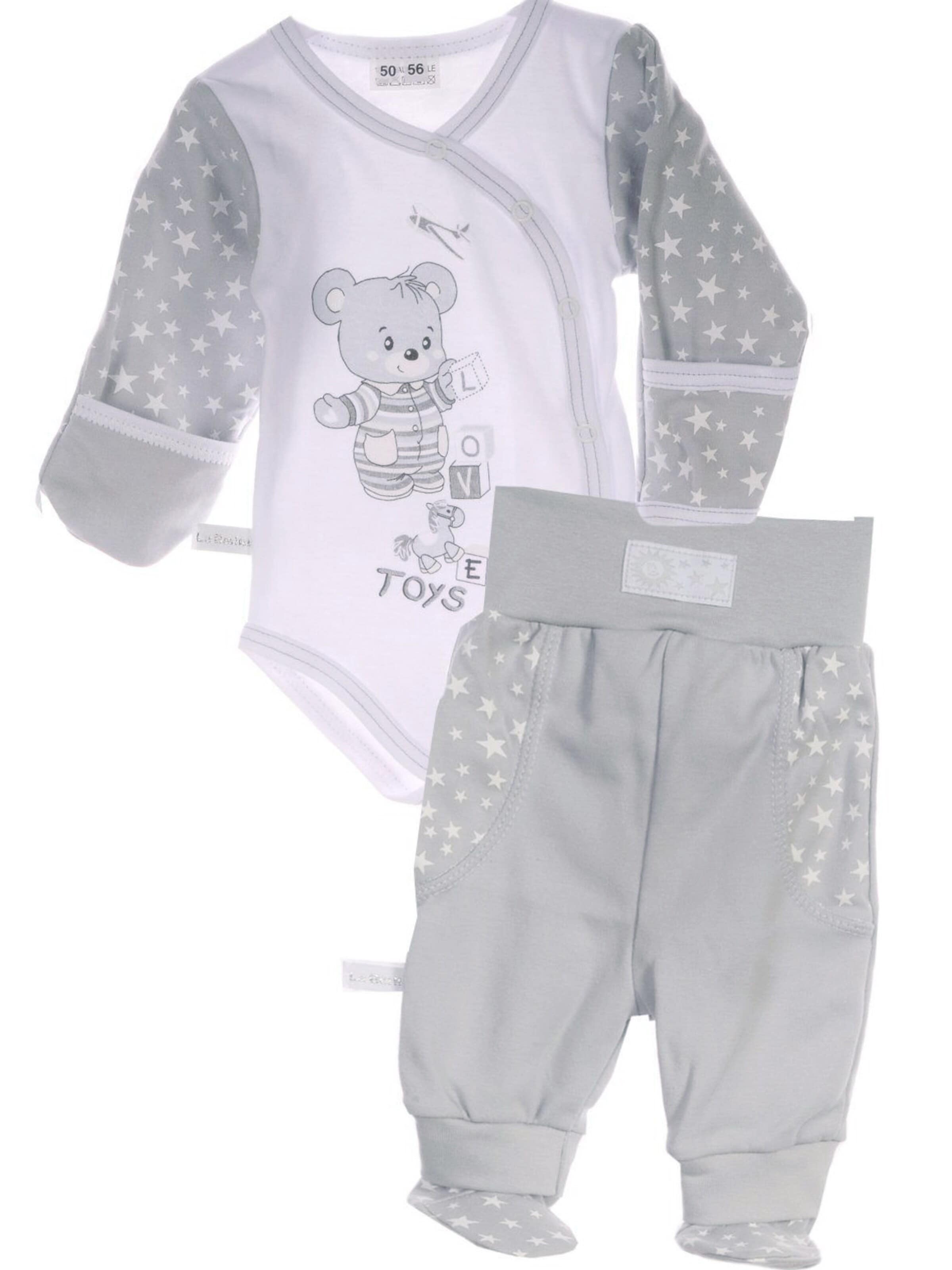 La Bortini Underwear Set in Grey: front