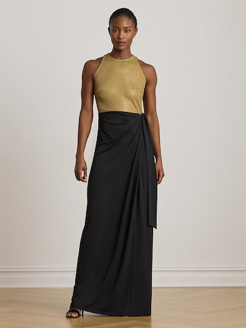 Lauren Ralph Lauren Avondjurk in Beige: voorkant