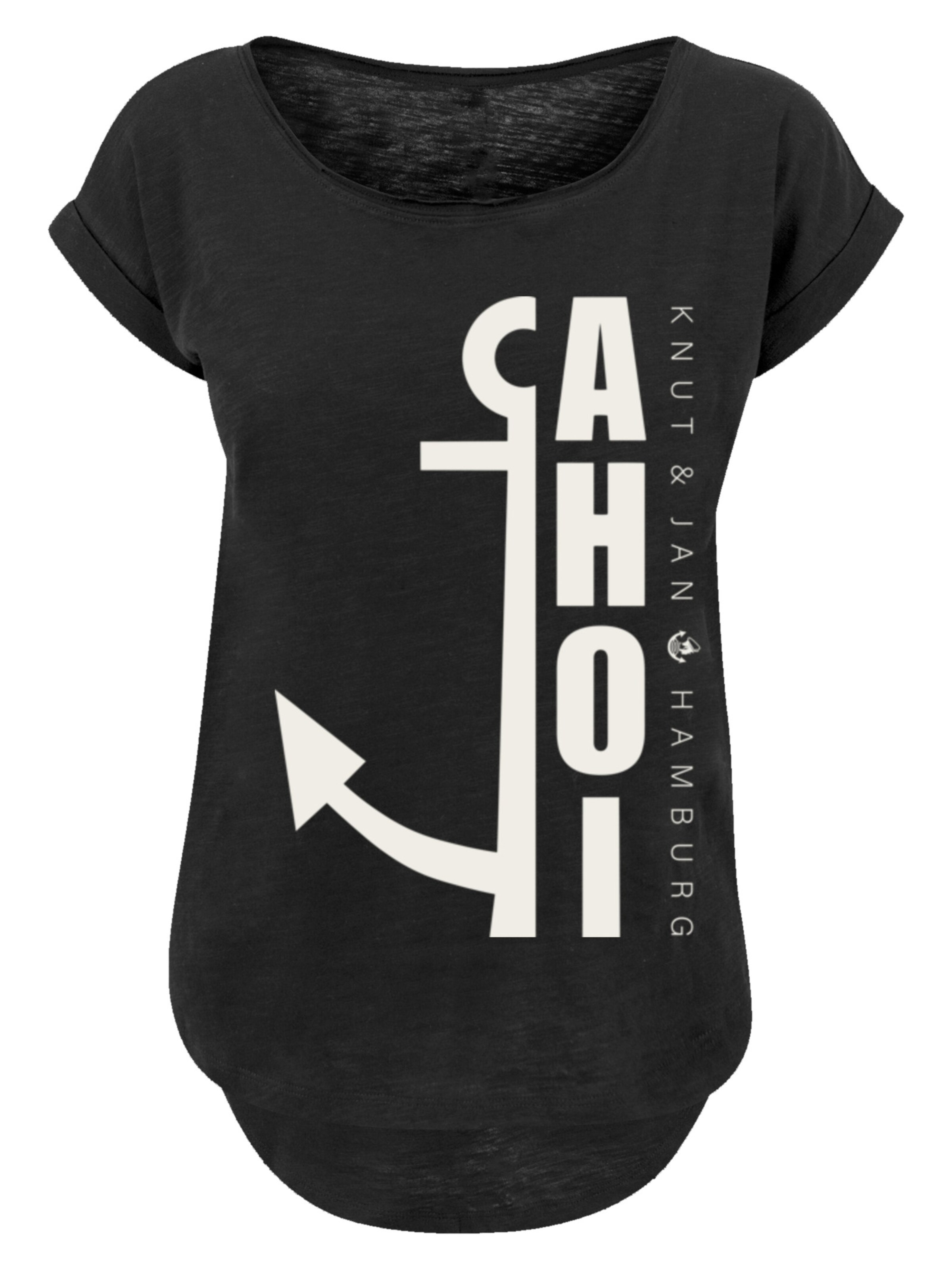 T-shirt F4NT4STIC en noir : devant