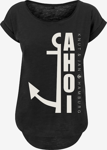 T-shirt F4NT4STIC en noir : devant