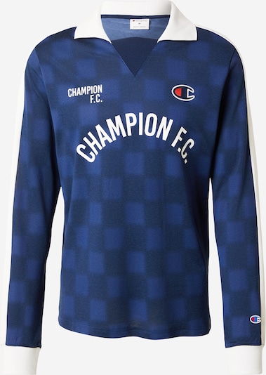 Champion Authentic Athletic Apparel Majica u morsko plava / tamno plava / trešnja crvena / bijela, Pregled proizvoda