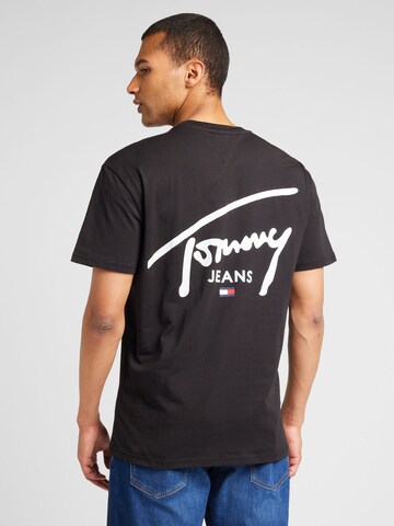 Tommy Jeans - Camisa em preto: frente