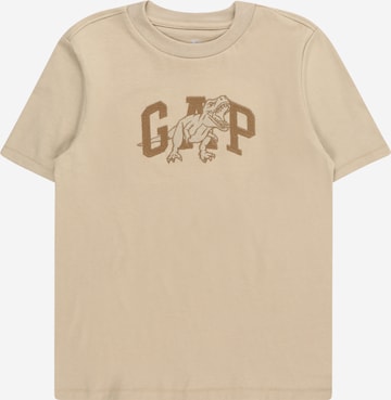 T-Shirt GAP en beige : devant