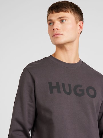 HUGO - Sweatshirt 'Dem' em cinzento