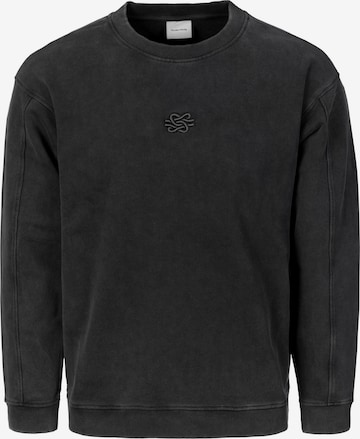 Sweat-shirt Filling Pieces en noir : devant