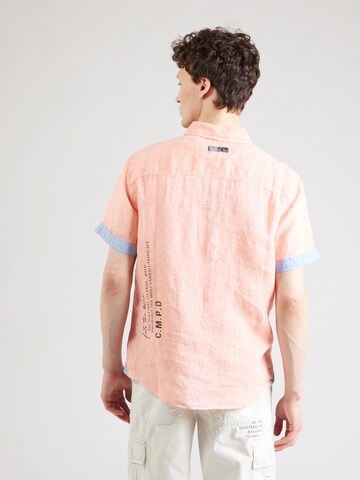CAMP DAVID Regular fit Overhemd in Oranje
