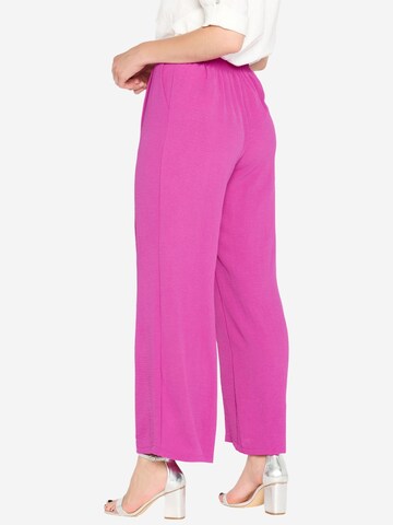 LolaLiza Wide leg Pleat-front trousers in Pink