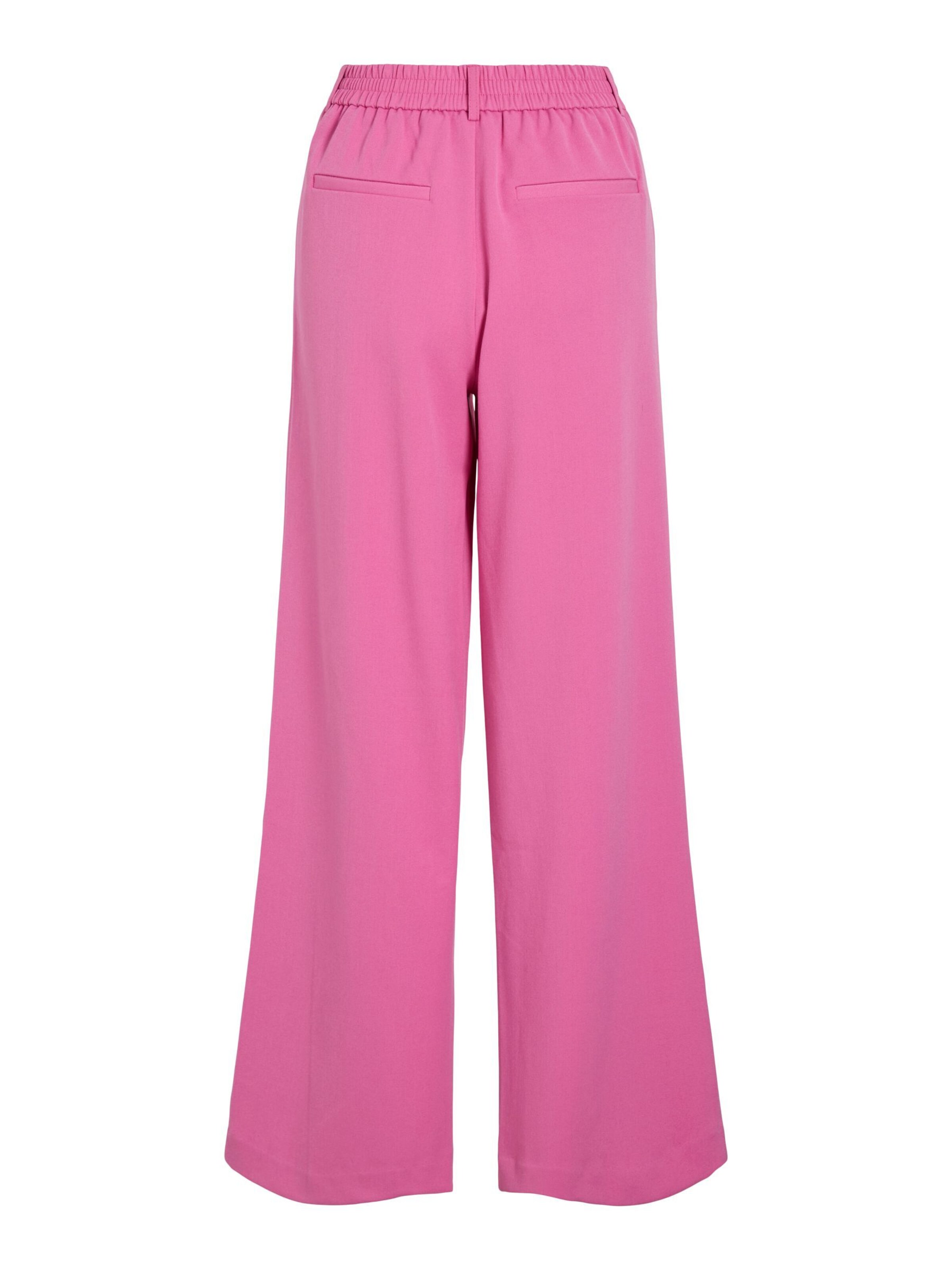 VILA Wide Leg Hose 'VIVarone' in Pink