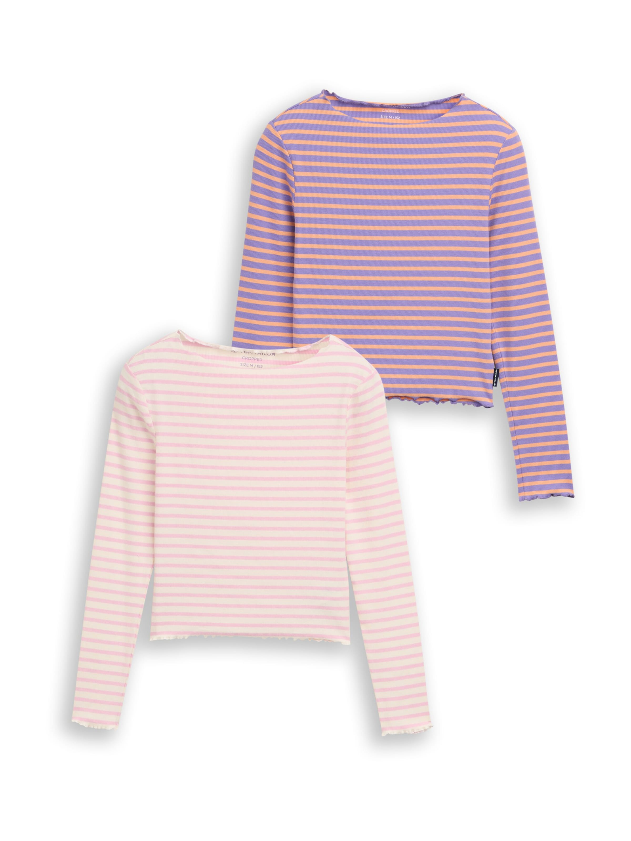 Maglietta TOM TAILOR di colore zappiro / arancione chiaro / rosa / bianco, Visualizzazione prodotti