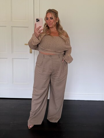 CITA MAASS Wide Leg Hose in Beige