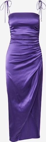 PATRIZIA PEPE - Vestido de cocktail em roxo: frente