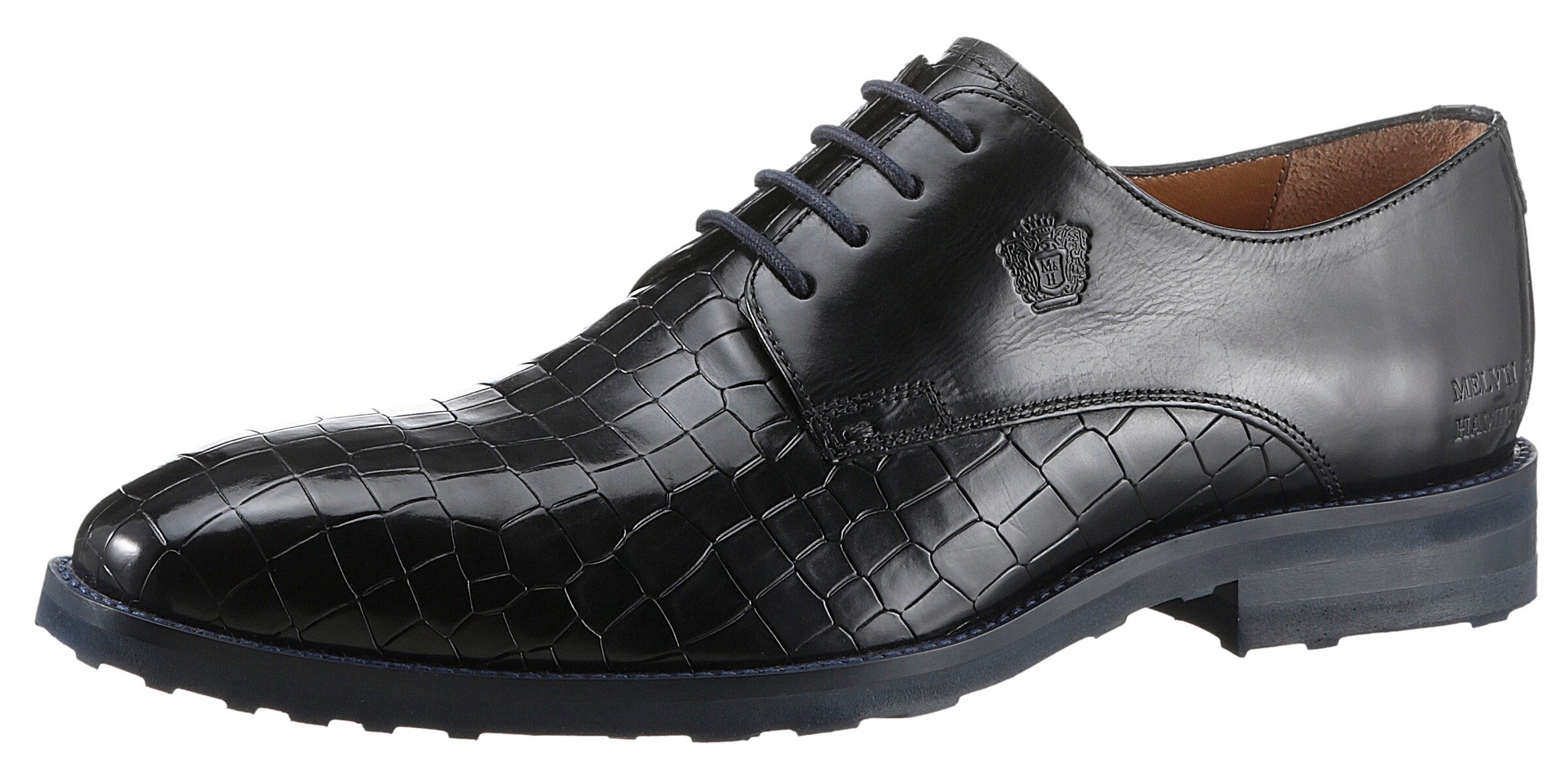 Chaussures Oxford Homme Melvin & Hamilton Bond 7 | Cuir Veau - Semelle Cuir & Gomme Bleue - 4