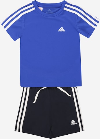 Costum de trening 'Designed To Move And' de la ADIDAS SPORTSWEAR pe albastru: față