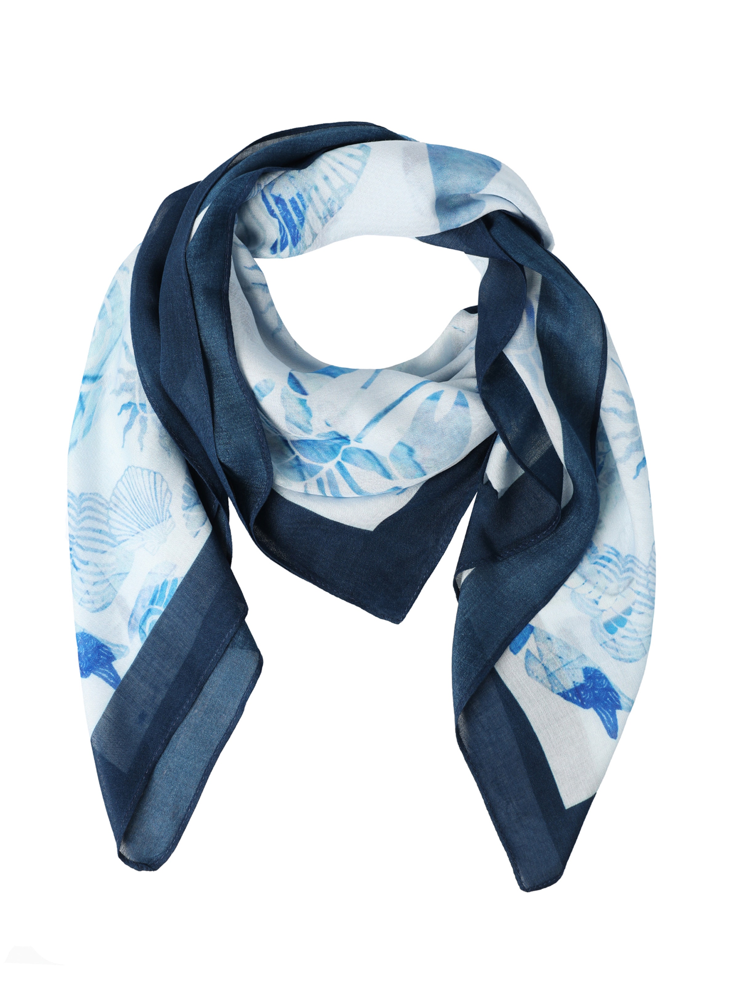 TATUUM - Lenço 'Octelle' em azul: frente