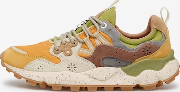 Flower Mountain Sneakers laag 'YAMANO 3 UNI' in Geel: voorkant