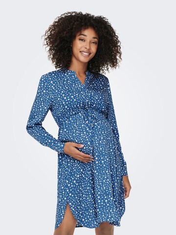 Robe Only Maternity en bleu : devant