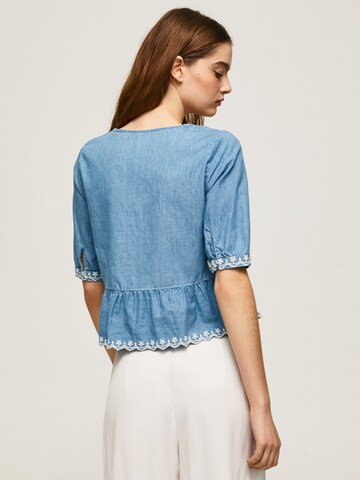 Pepe Jeans Bluse 'Berta' in Blau