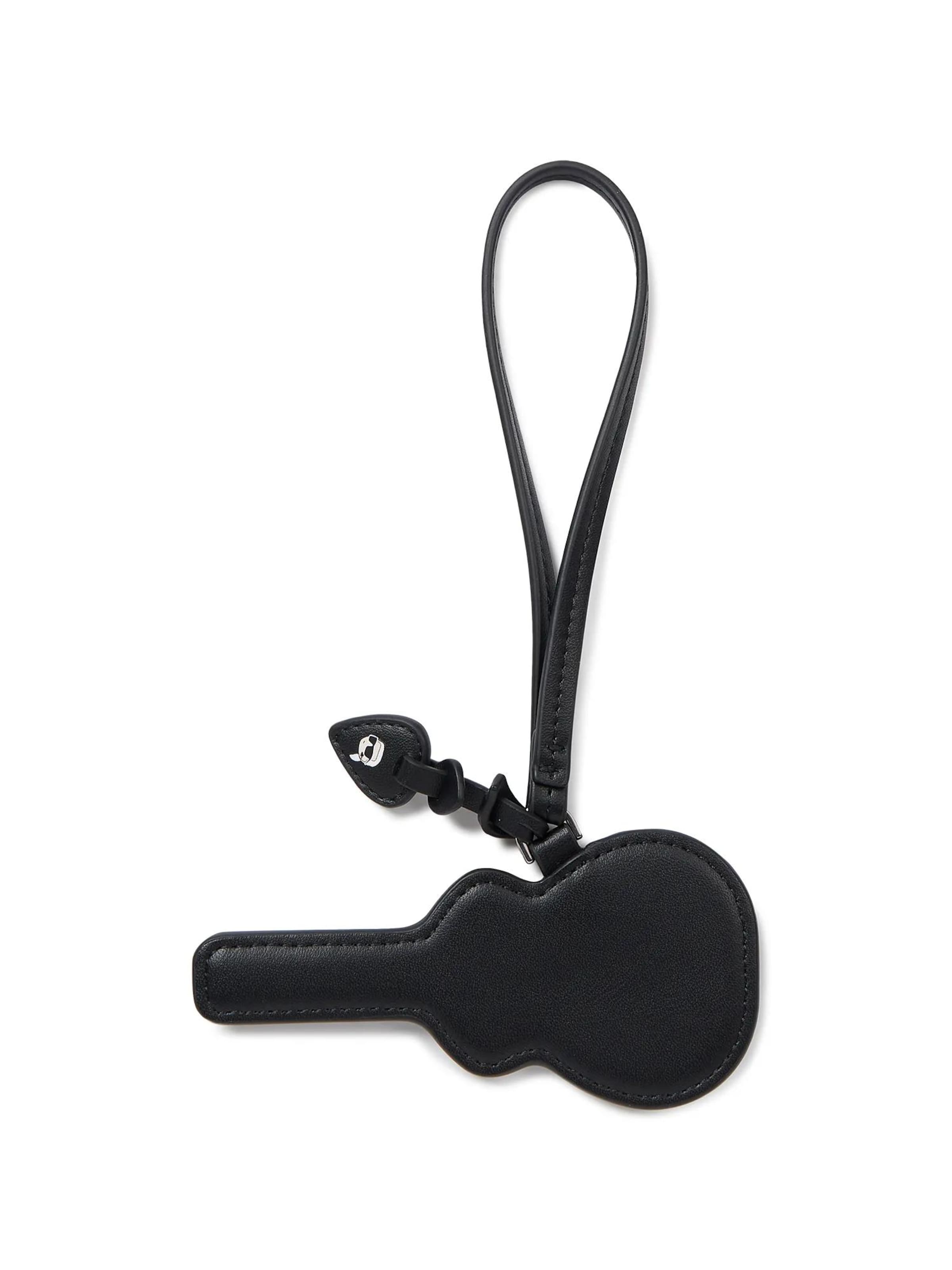 Porte-clés 'Ikon Guitar' Karl Lagerfeld en noir