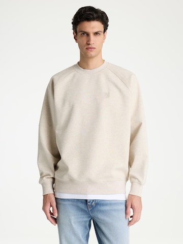 CHASIN' Sweatshirt ' Core AIR' in Beige: front