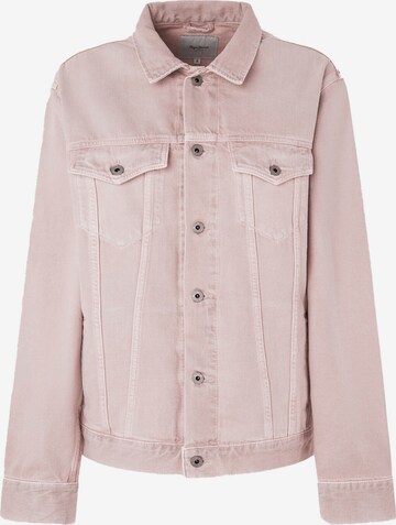 Pepe Jeans Between-Season Jacket 'PINNERS CLRD' in Pink: front