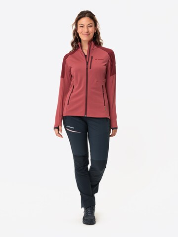 VAUDE Functionele fleece jas 'Elope' in Rood